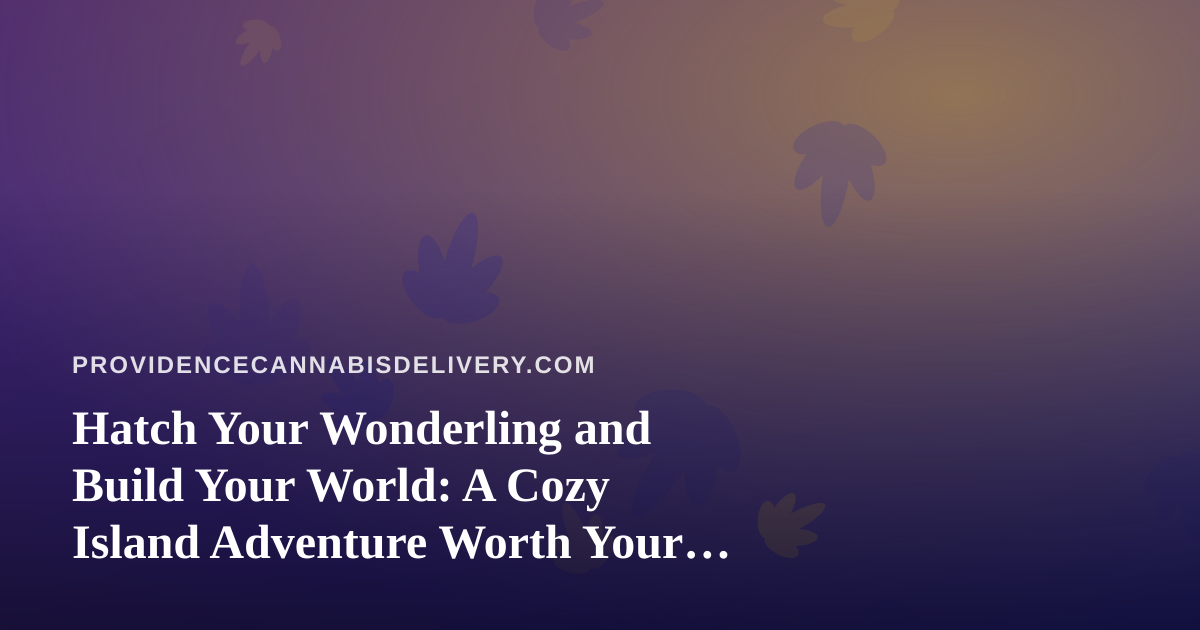 Hatch Your Wonderling and Build Your World: A Cozy Island Adventure Worth Your Downtime